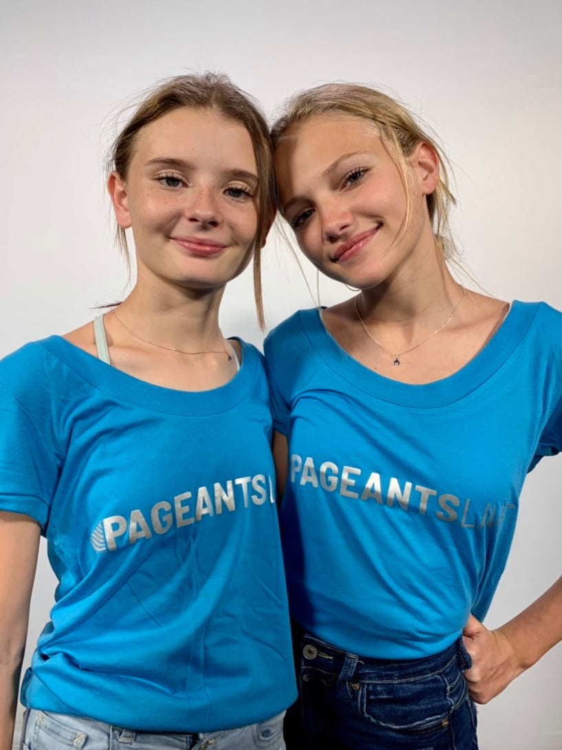 Light Blue Bella Pageants Live Short Sleeve – Pageants Live Boutique